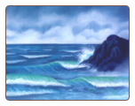 Blue Oregon Sea - Print
